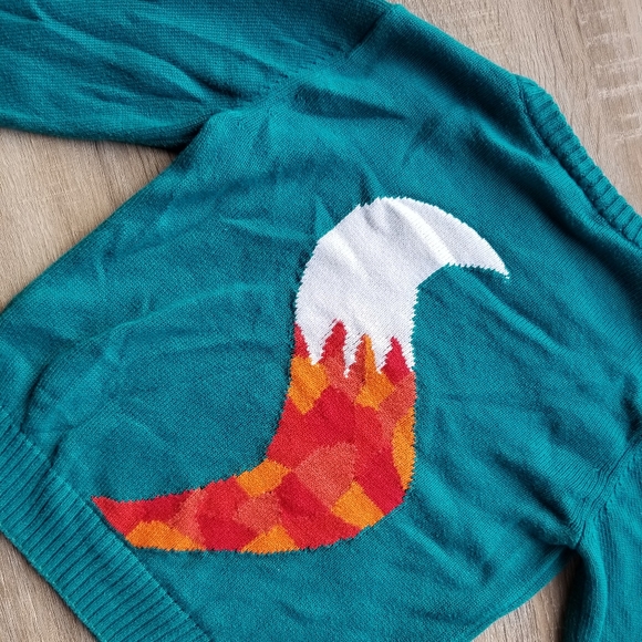 H&M euc/vguc fox sweater 2-4 years - Picture 6 of 14